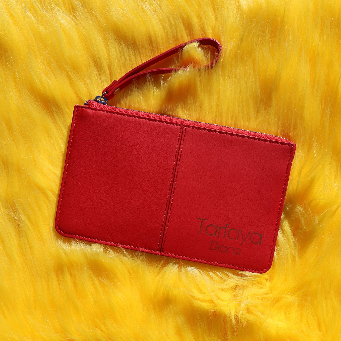 Velma Lee Continental Wristlet Red